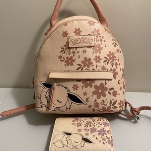 Pokémon Eevee back pack & wallet